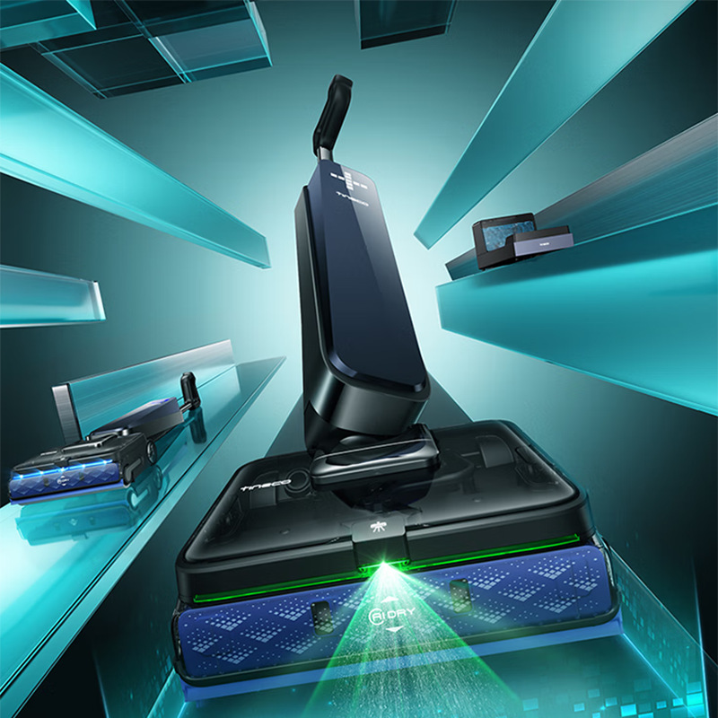 添可芙万科学家M9洗地机磁敏动态速干AI双向助力吸尘扫拖一体机